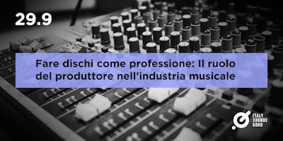 LUCA DE GENNARO & TOMMASO COLLIVA/ Fare dischi come professione LUCA DE GENNARO & TOMMASO COLLIVA/ Fare dischi come professione