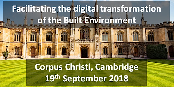 UK BIM Alliance Roadshow 2018 - Cambridge