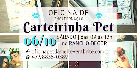 Imagem principal do evento OFICINA DE CARTEIRINHA de VACINAÇÃO PET - Rancho Decor