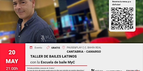 Taller de bailes latinos - Pause&Play Bahía Real (Camargo, Cantabria)