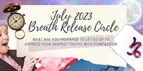 Immagine principale di July 2023 Full Moon Breath Release Circle 