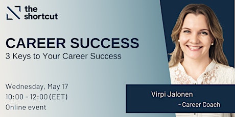 Imagem principal do evento Career Success workshop with Virpi