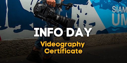 Hauptbild für Info Day: Videography Certificate