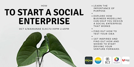 How to Start A Social Enterprise: Gisborne primary image