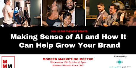 Modern Marketing Meetup (SYD) - "Making Sense of AI and How It Can Help Grow Your Brand" primary image