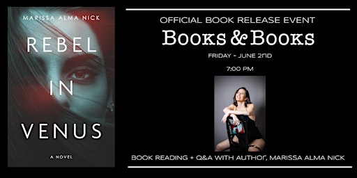 Imagen principal de Official Book Release: Rebel In Venus, the novel