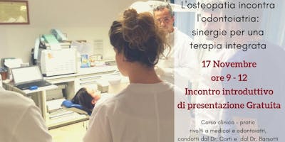 L’odontoiatria incontra l’osteopatia: sinergie per una terapia integrata L’odontoiatria incontra l’osteopatia: sinergie per una terapia integrata