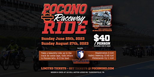 Pocono Raceway Motorcycle Ride