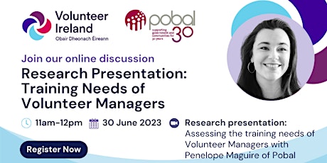Research Presentation: Training Needs of Volunteer Managers