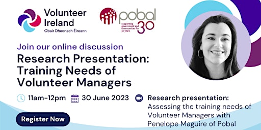 Research Presentation: Training Needs of Volunteer Managers primary image