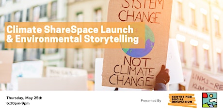 Climate ShareSpace Launch & Environmental Storytelling primary image