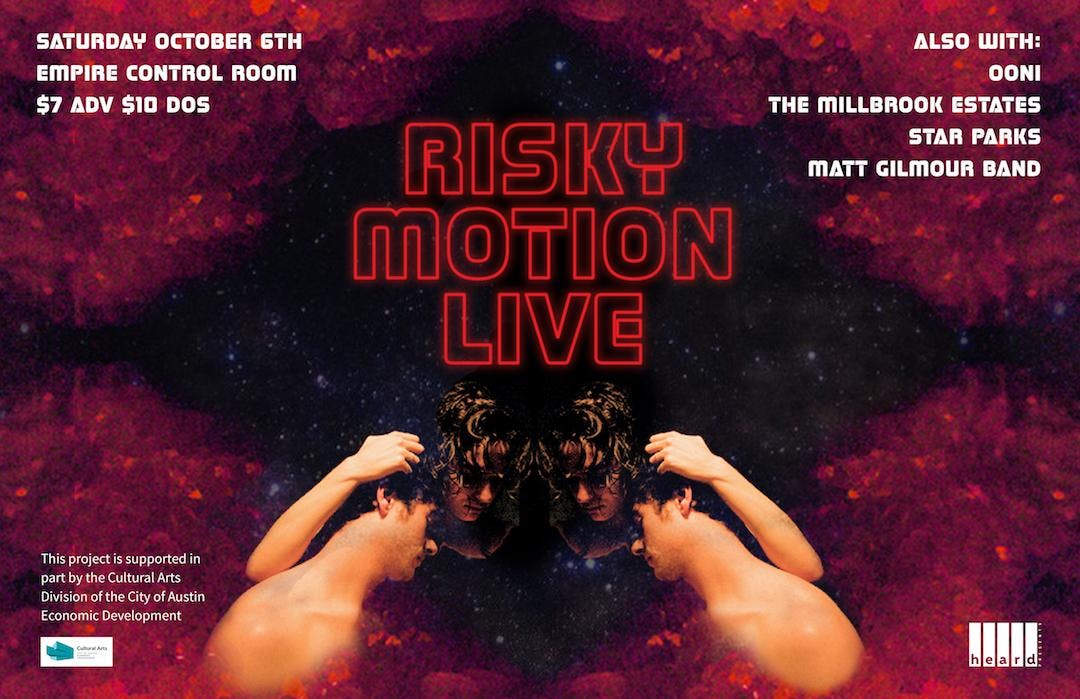 Risky Motion w/ Ooni, The Millbrook Estates, Star Parks, Matt Gilmour Band