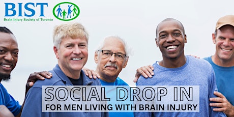 Social Drop In for Men Living with Brain Injury (IN PERSON)  primärbild