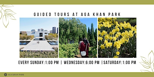 Tours at The Aga Khan Park primary image