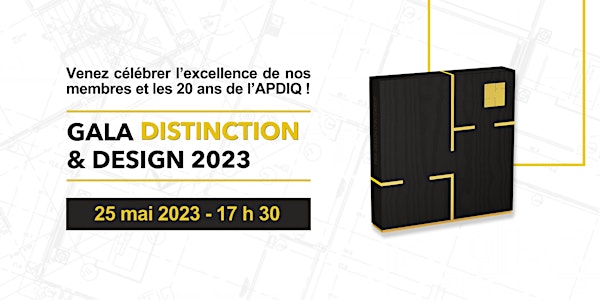 Gala Distinction & Design APDIQ 2023