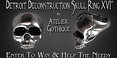 The Atelier Gothique Detroit Deconstruction Skull Ring Giveaway 2018 primary image