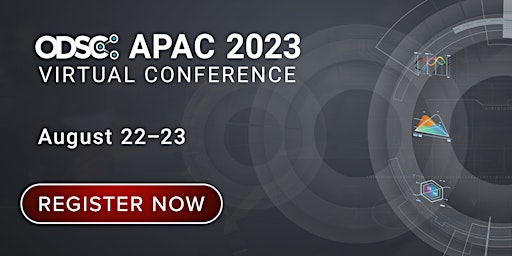 ODSC APAC 2023 | Virtual Conference Registration primary image