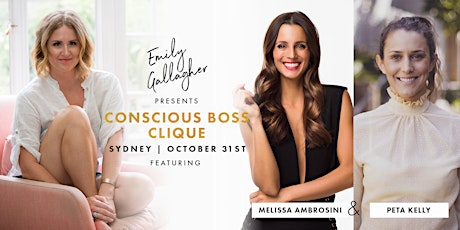 Conscious Boss Clique Sydney: Featuring Melissa Ambrosini & Peta Kelly primary image