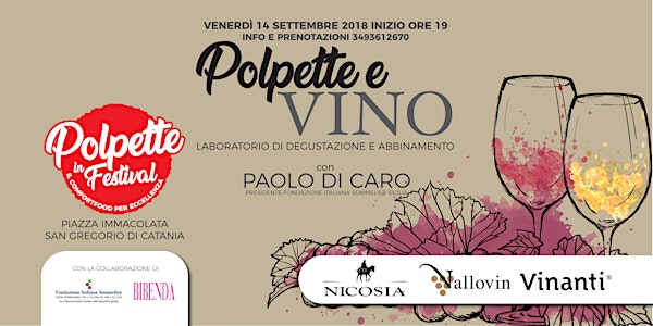 I vini del territorio incontrano le polpette degli Chef - Lab @Polpette in...