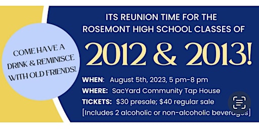 Class of 2012/2013 High School Reunion primary image