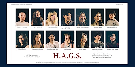 4th Year SCA Screening H.A.G.S. Class of MMXXIII primary image