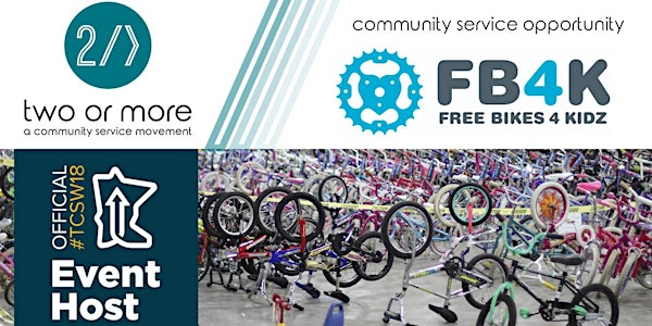 Two Or More: Free Bikes 4 Kidz (A Twin Cities Startup Week Service Collaboration!)