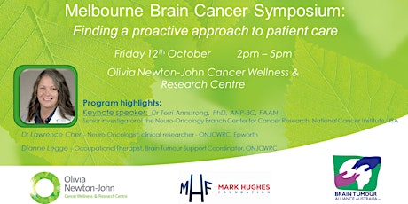 Melbourne Brain Cancer Symposium 2018 primary image