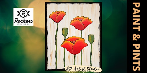 Red Poppies Paint & Pints primary image