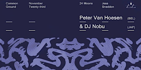 Peter Van Hoesen & DJ Nobu  primary image