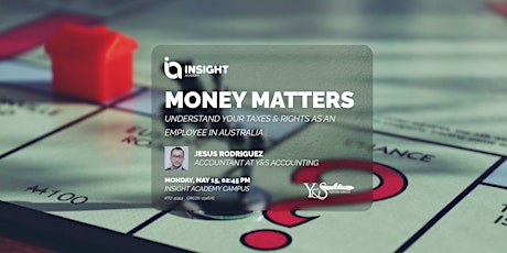 Money Matters: Understand your taxes & rights as an employee in Australia primary image