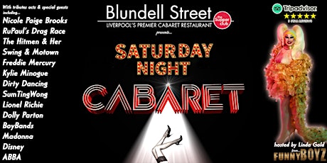 The BIG Saturday Night Cabaret Show at Blundells Supper Club