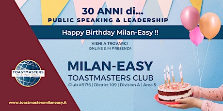 Parlare in pubblico, unisciti a noi per una sera @MilanEasy Club Bilingue