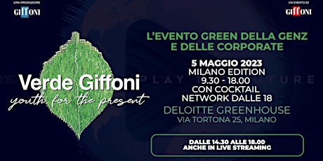 Imagem principal do evento Verde Giffoni 2023 - Milano Edition