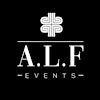 Logotipo da organização A.L.F EVENTS
