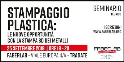 Stampaggio plastica: le nuove opportunità con la stampa 3d dei metalli Stampaggio plastica: le nuove opportunità con la stampa 3d dei metalli