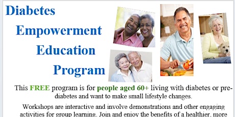 FREE  Diabetes Empowerment Education Program for people 60 and over primary image