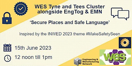 Secure Places and Safe Language - an event inspired by the INWED 2023 theme primary image