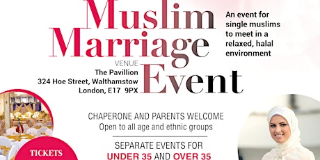 OVER 35s MUSLIM MARRIAGE EVENT in LONDON primary image