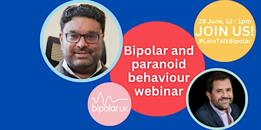 Bipolar and paranoid behaviour primary image