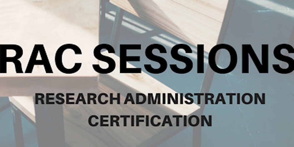 Rac Session 8 Research Compliance Overview Tickets Thu