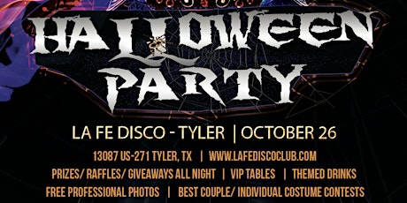 LaFe Disco Tyler: Halloween Party!