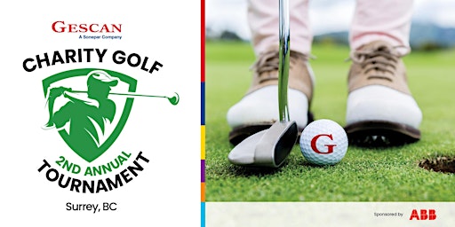 Gescan BC's 2nd Annual Charity Golf Tournament primary image