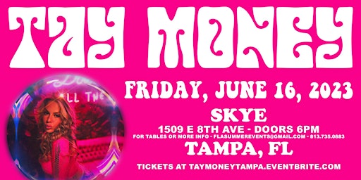 Tay Money Live in Concert - Tampa, FL