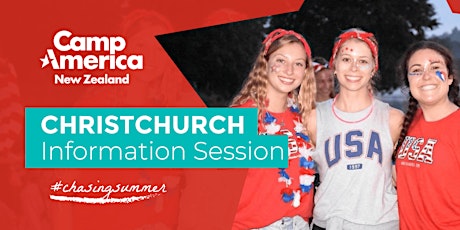 Christchurch Camp America Info Night - Thu 27th Sept 2018 primary image