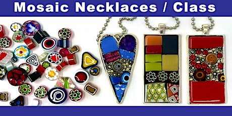 Imagem principal do evento Mosaic Jewelry Class / Pendants or Keychain