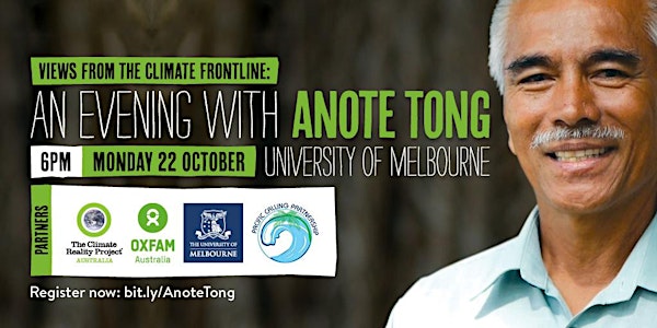 Views from the Climate Frontline: An Evening with Anote Tong
