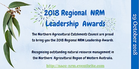 2018 Regional NRM Leadership Awards Sundowner primary image