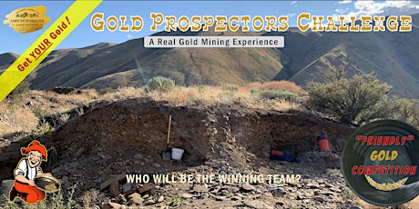 Primaire afbeelding van Gold Prospectors Challenge: Who will find the most Gold? (BB)
