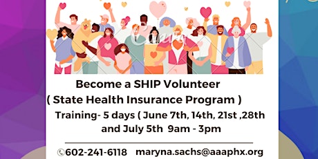 SHIP   State Health insurance  program,  AZ / Volunteer Opportunities