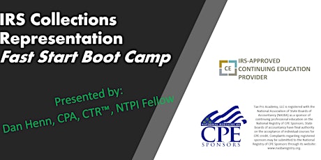 Tax Resolution Academy® Fast Start Boot Camp - Atlanta, GA